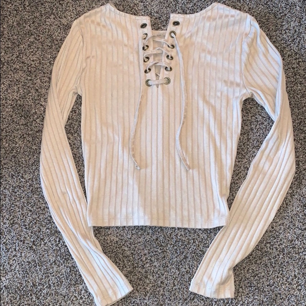 FOREVER 21 CROPPED LONG SLEEVE